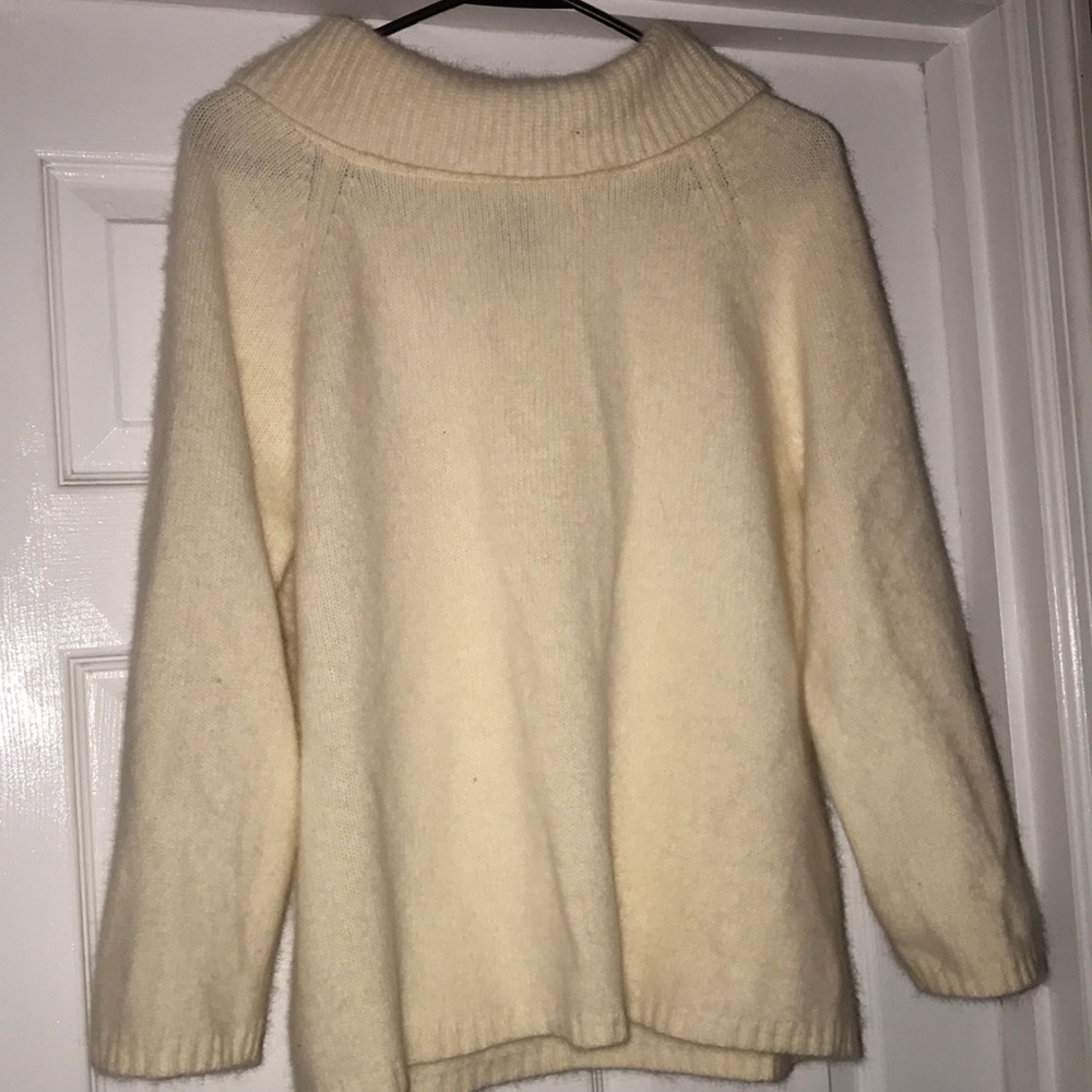 Cream colored soft sweater